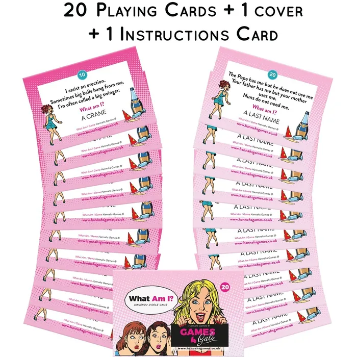 Fun Innuendo Riddle Erotic Card Game Adult Erotic Game for Hen Party EVEs SECRETS Games