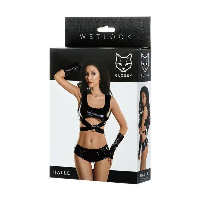 Glossy Wetlook 3 Pc Set Halle Extra Large Black Glossy Anal Glossy Wetlook 3 Pc Set Halle Extra Large Black Glossy Anal