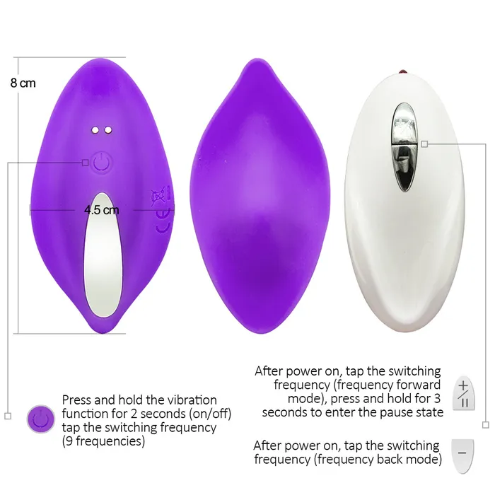 JazzToy Palam Wearable Panty Vibrator for Women Female Sex Toys