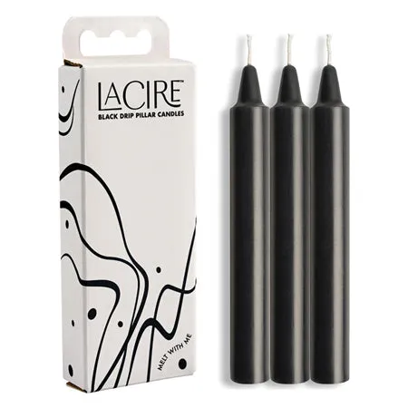LaCire Drip Pillar Candles 3Pack All Colors SportSheets Enhancers