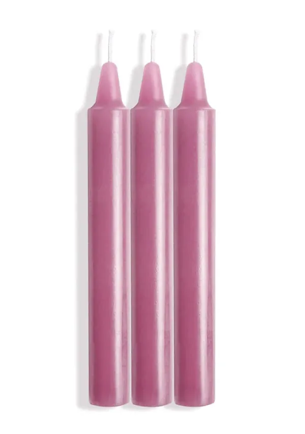 LaCire Drip Pillar Candles 3Pack All Colors SportSheets Enhancers