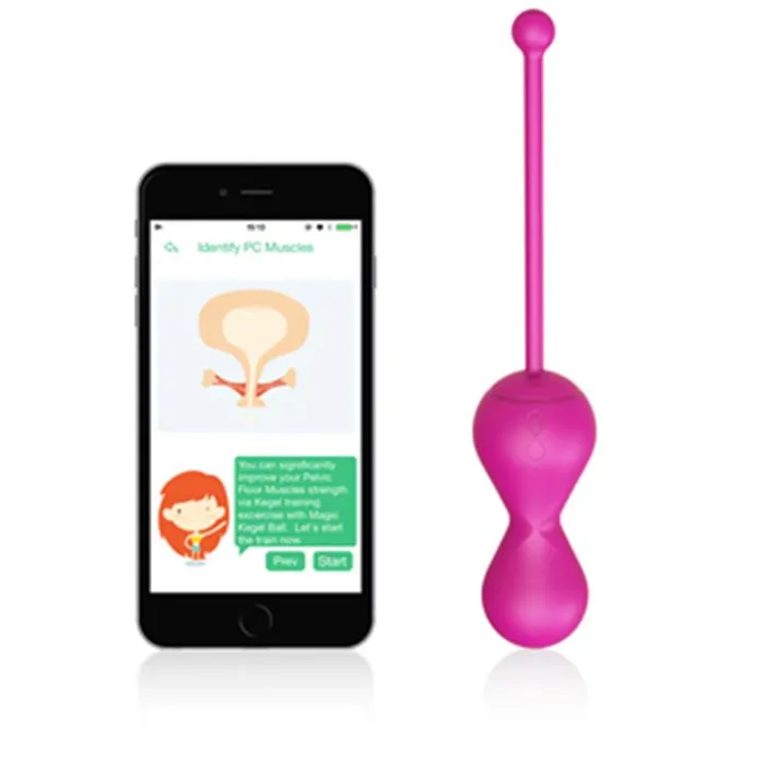 Lusty Age Couples App Controlled Kegal Ball Vibrator