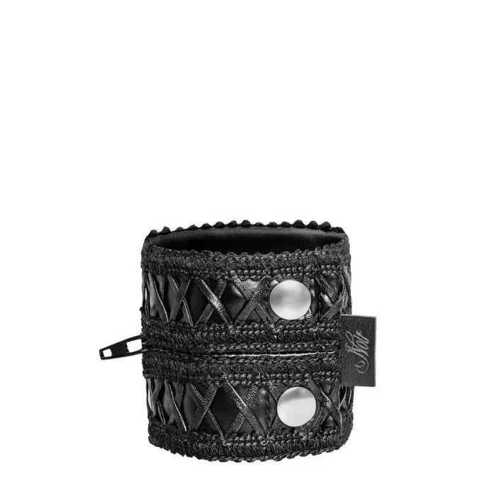 Noir Wrist Wallet with Hidden Zipper One Size Black Bodystockings Playsuits
