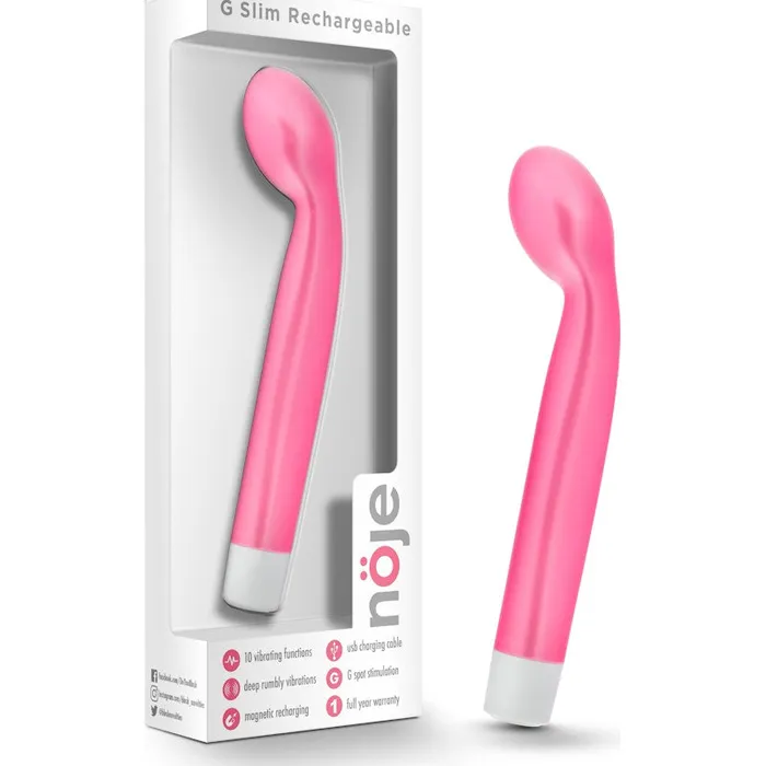 Noje Vibrators Noje G Slim Rechargeable Rose Pink