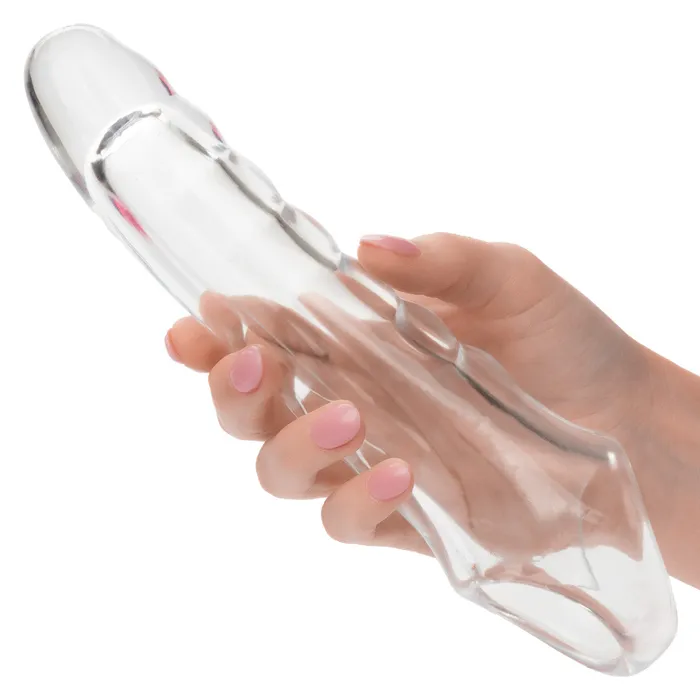 PERFORMANCE MAXX CLEAR RIDGED EXTENSION KIT CALEXOTICS Anal