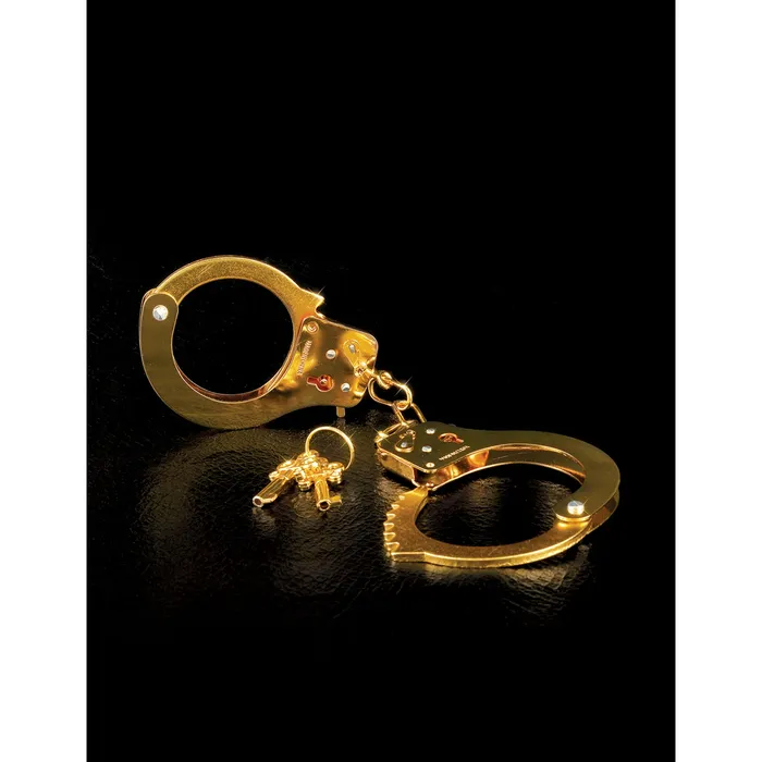 Pipedream Couples Fetish Fantasy Gold Metal Cuffs Gold Pipedream Couples Fetish Fantasy Gold Metal Cuffs Gold