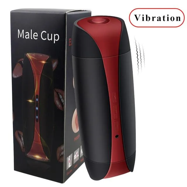 Real Vagina Male Masturbator Vibrator Cup Lusty Age Male Sex Toys