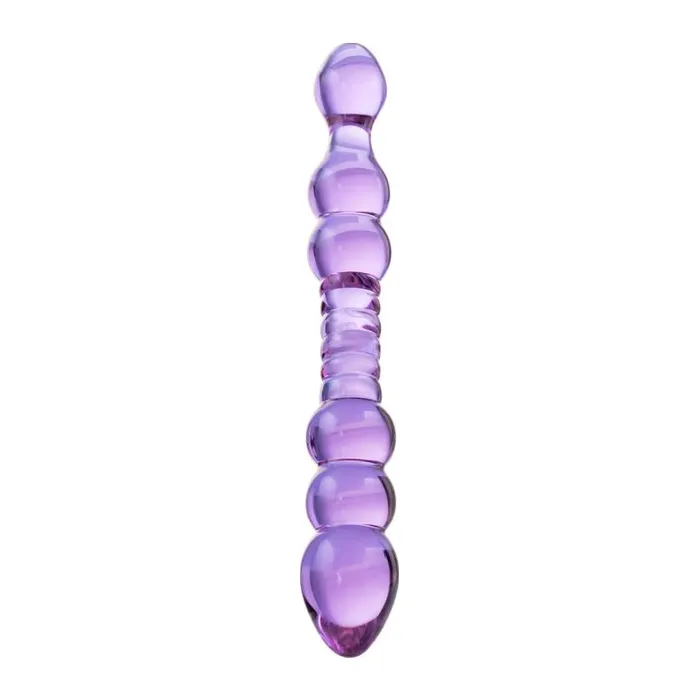 Sexus Glass Dildo Mauve 228cm Mauve Sexus Glass Dildos
