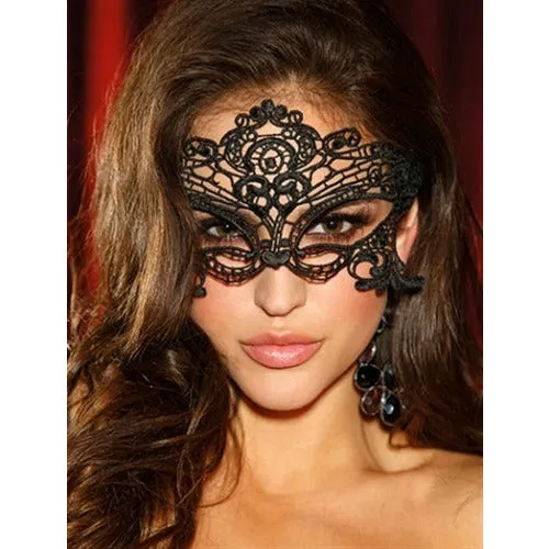 Shirley of Hollywood HOT Vibrators Embroidered Venice Mask