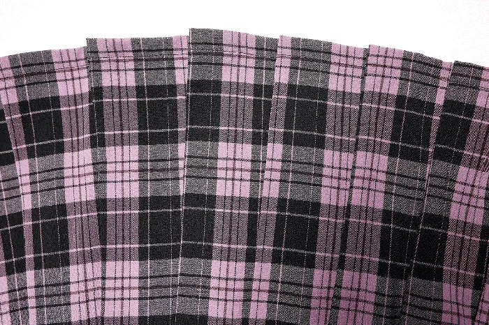 Stylish ALine Plaid Skirt with Metal Ring Embellishments EVEs SECRETS Male Sex Toys