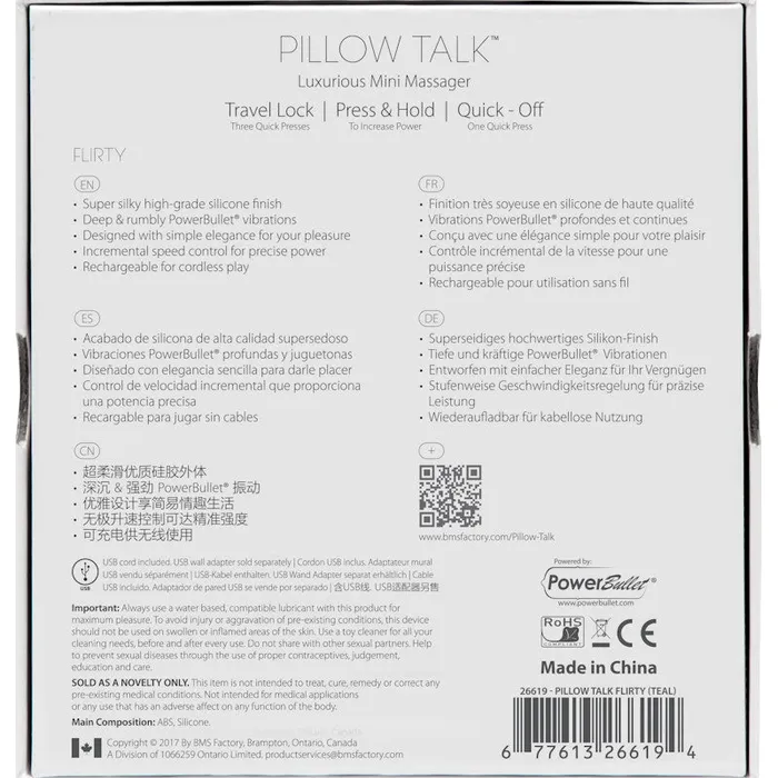 Vibrators Pillow Talk Pillow Talk Flirty Teal