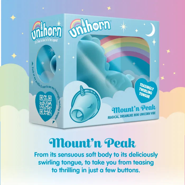 Vibrators Unihorn Mountn Peak The Pointy Tongued One Creative Concepts LLC