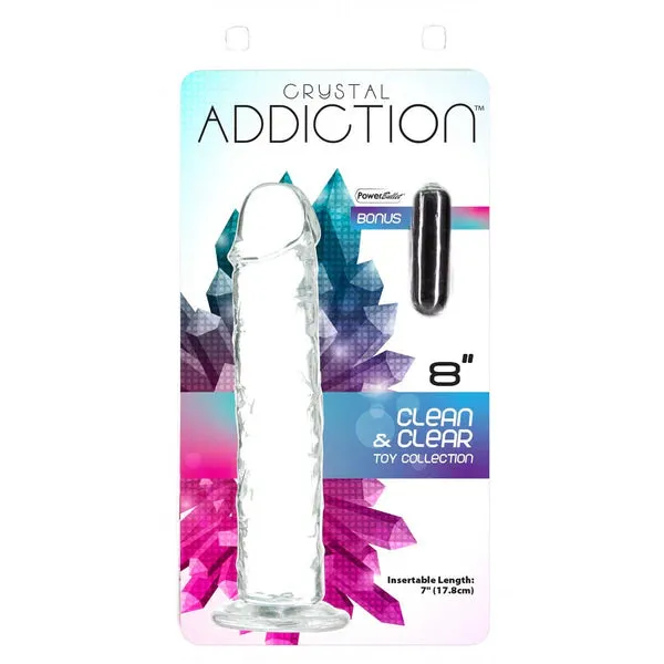 Addiction Dildos Addiction Crystal Addiction 8 Vertical Dong