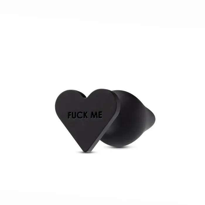 Anal Blush Temptasia Fuck Me Heart Shaped Butt Plug Black Anal Blush Temptasia Fuck Me Heart Shaped Butt Plug Black