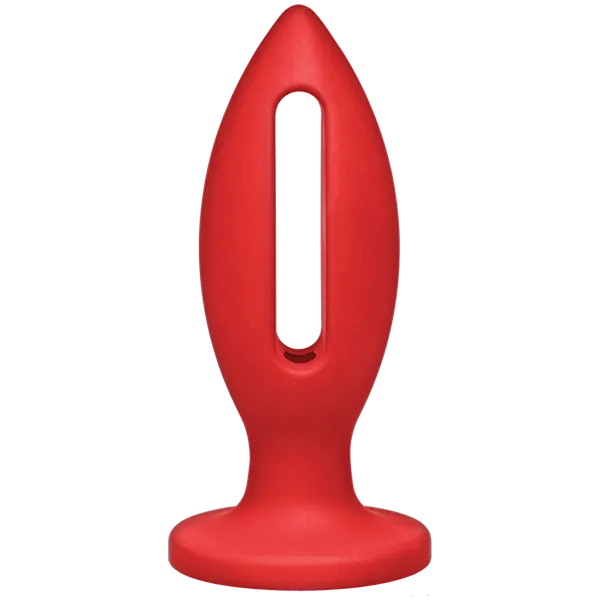 Anal Unassigned Kink Wet Works 4Inch Silicone Lube Luge Plug Red