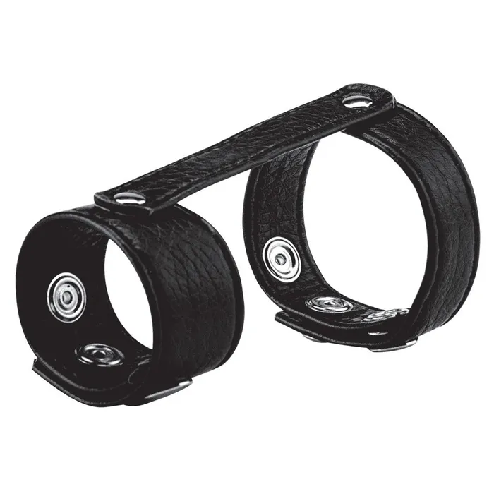 Blueline Duo Snap Cock Ball Ring Blueline Male Sex Toys