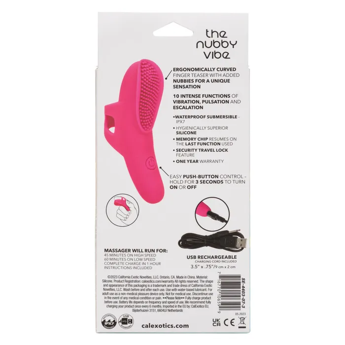 CalExotics Vibrators Neon Vibes The Nubby Vibe