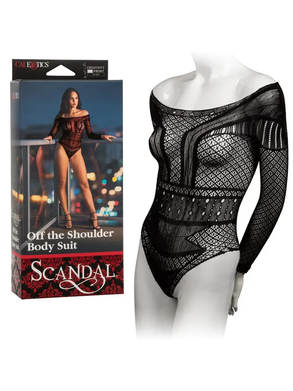 Calvista Female Sex Toys Scandal Off the Shoulder Body Suit Calvista Female Sex Toys Scandal Off the Shoulder Body Suit