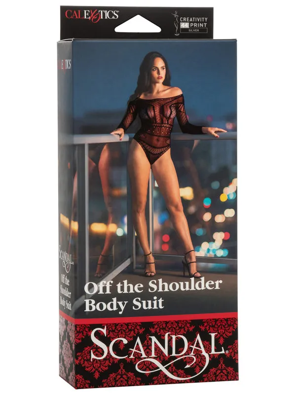 Calvista Female Sex Toys Scandal Off the Shoulder Body Suit Calvista Female Sex Toys Scandal Off the Shoulder Body Suit