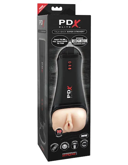 Calvista Male Sex Toys PDX Elite Talk Back Super Stroker Pussy Flesh