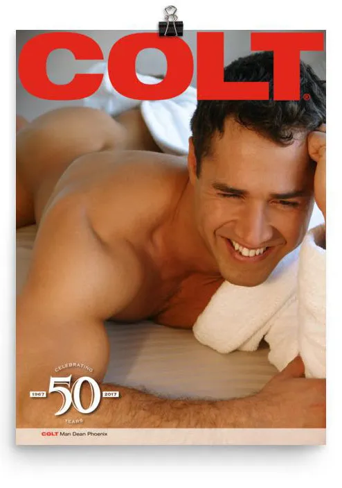 COLT Store Vibrators COLT Man Paper Poster Dean Phoenix