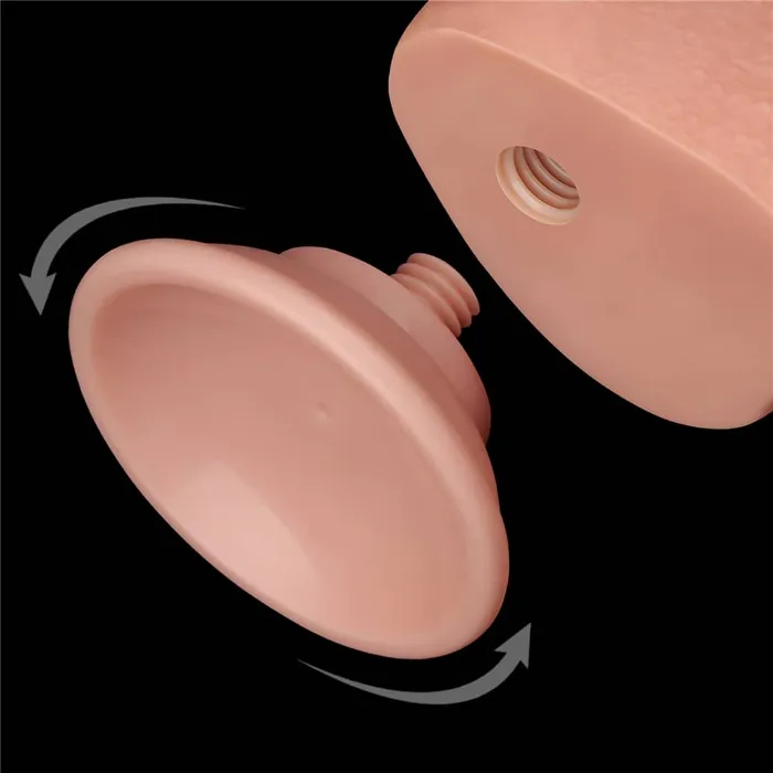 Dildos LOVETOY 95 Sliding Skin Dual Density Dildo Flesh