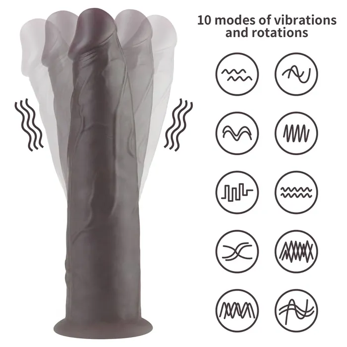 Dildos LOVETOY 9 Dual Density Silicone Dildo Black