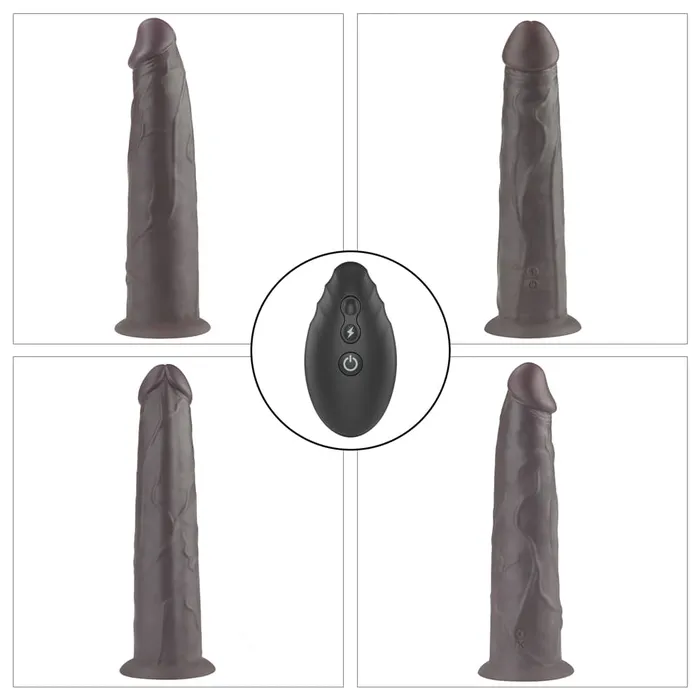 Dildos LOVETOY 9 Dual Density Silicone Dildo Black