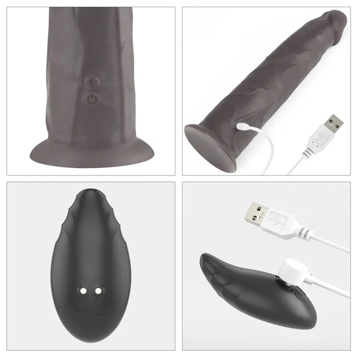 Dildos LOVETOY 9 Dual Density Silicone Dildo Black