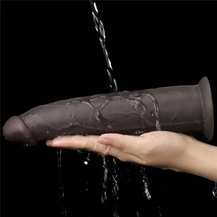 Dildos LOVETOY 9 Dual Density Silicone Dildo Black