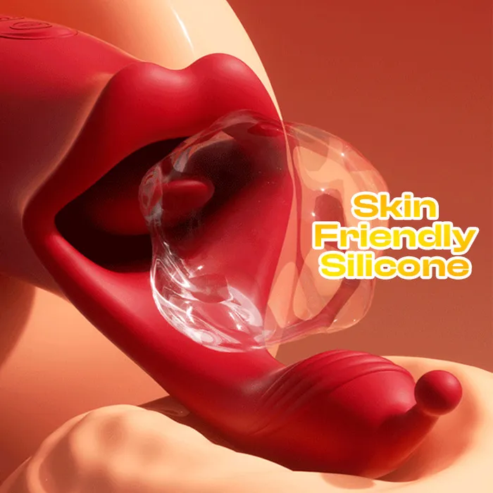 FRISKY BUSINESS SG Vibrators GLick Glide Licking Female Wearable Vibrator