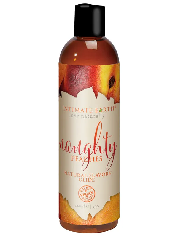 Intimate Earth Naughty Peaches Natural Flavors Glide 60ml Calvista Vibrators