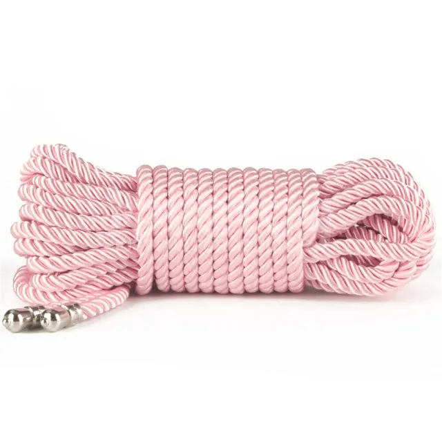 LVY Vibrators Rebellion Reign Rose Silky Bondage Rope