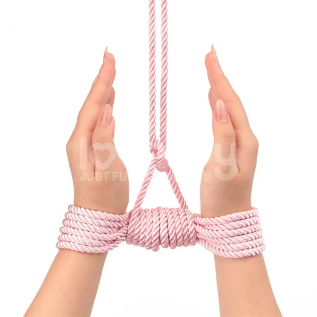 LVY Vibrators Rebellion Reign Rose Silky Bondage Rope