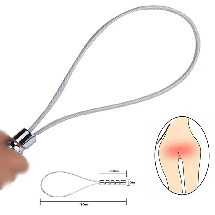 Male Sex Toys BallbustingToyscom Steel Wire BDSM Torture Hoop Whip