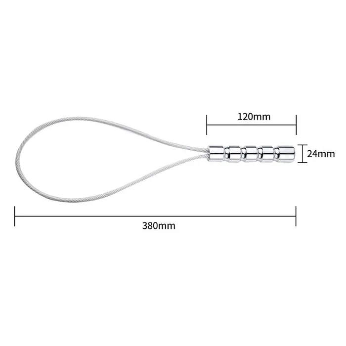Male Sex Toys BallbustingToyscom Steel Wire BDSM Torture Hoop Whip