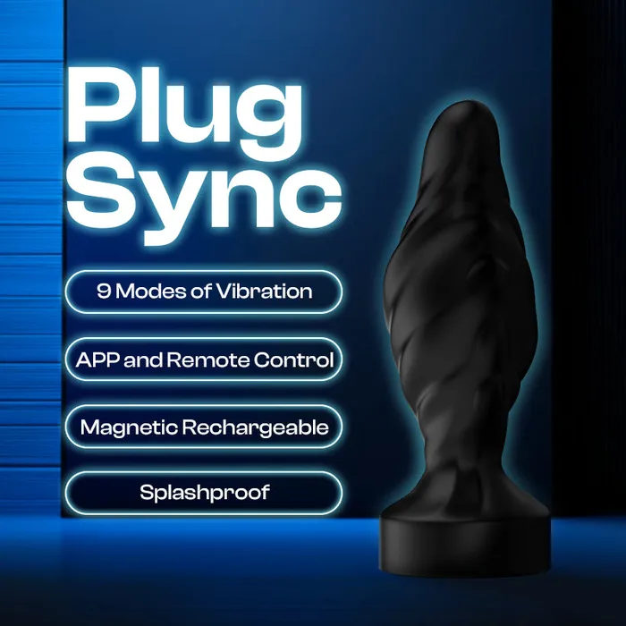 Male Sex Toys FRISKY BUSINESS SG Plug Sync Anal Plug Vibrator With Remote and APP Control