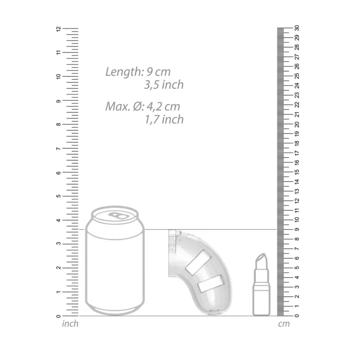 Male Sex Toys Man Cage Man Cage Model 10 Chastity Cock Cage Transparent 35 inches