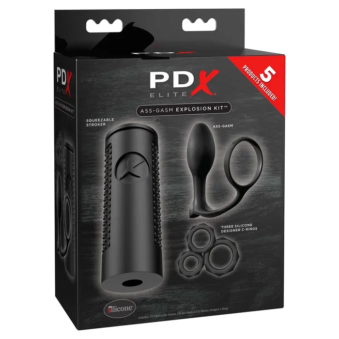 PDX Brands Anal PDX Elite Assgasm Explosion Kit Black