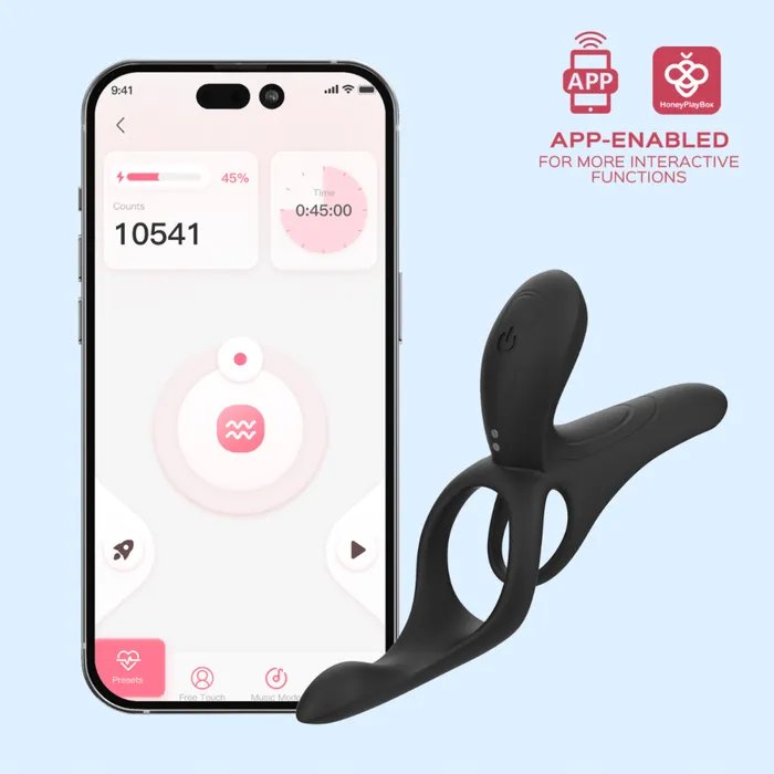 Pleasure Pivot AppControlled Couples Vibrator Honey Play Box Vibrators