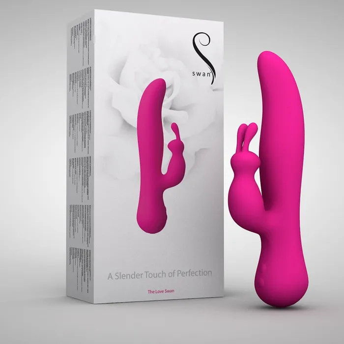 Swan The Love Swan Rotating Dual Rabbit Vibrator Vibrators Swan The Love Swan Rotating Dual Rabbit Vibrator Vibrators