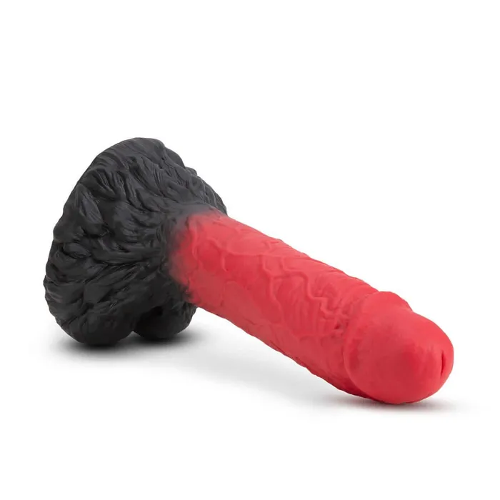 The Realm Lycan Lock On Werewolf Dildo RedBlack Blush Dildos