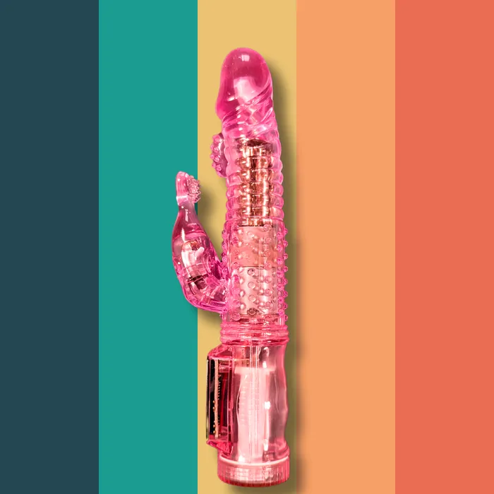 Thorn Feather Female Sex Toys Slim Line Passion Wave Jack Rabbit