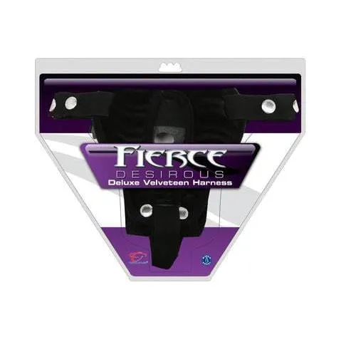 Topco Fierce Desirous Deluxe Velveteen Harness Female Sex Toys Topco Fierce Desirous Deluxe Velveteen Harness Female Sex Toys