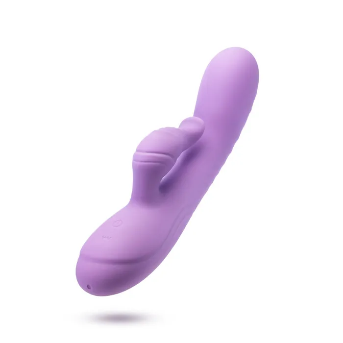 Vibrators Blush Blush Evelyn Rabbit Dual Vibrator Purple