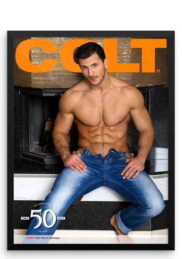 Vibrators COLT Store COLT Man Framed Poster Buck Santiago