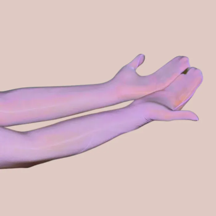 Vibrators House of Chastity Elbow Length Nylon Style Gloves