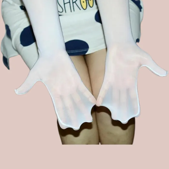 Vibrators House of Chastity Elbow Length Nylon Style Gloves