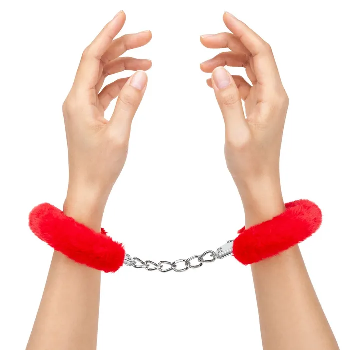 Vibrators ME YOU US Me You Us Furry Handcuffs Red