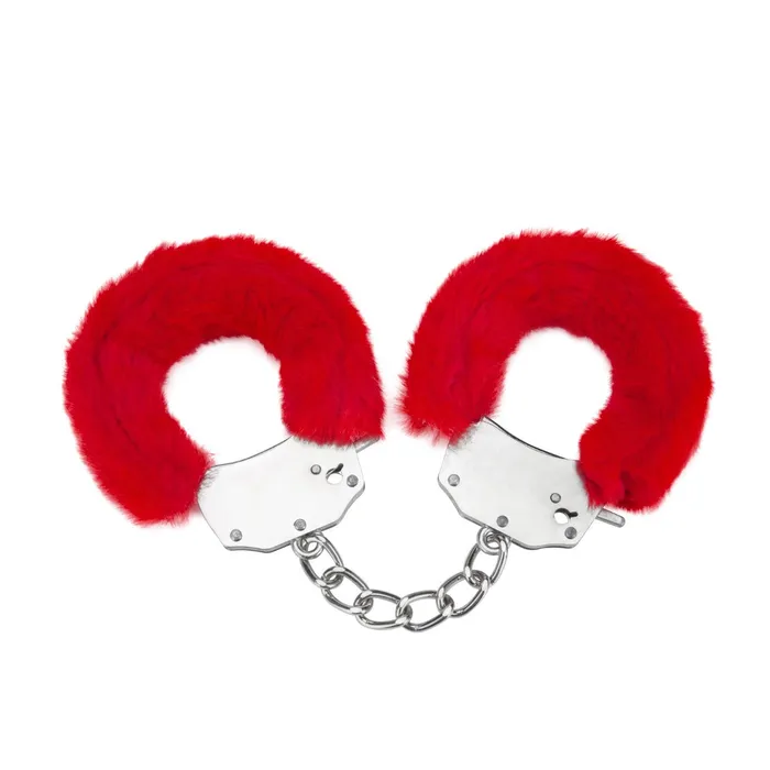 Vibrators ME YOU US Me You Us Furry Handcuffs Red